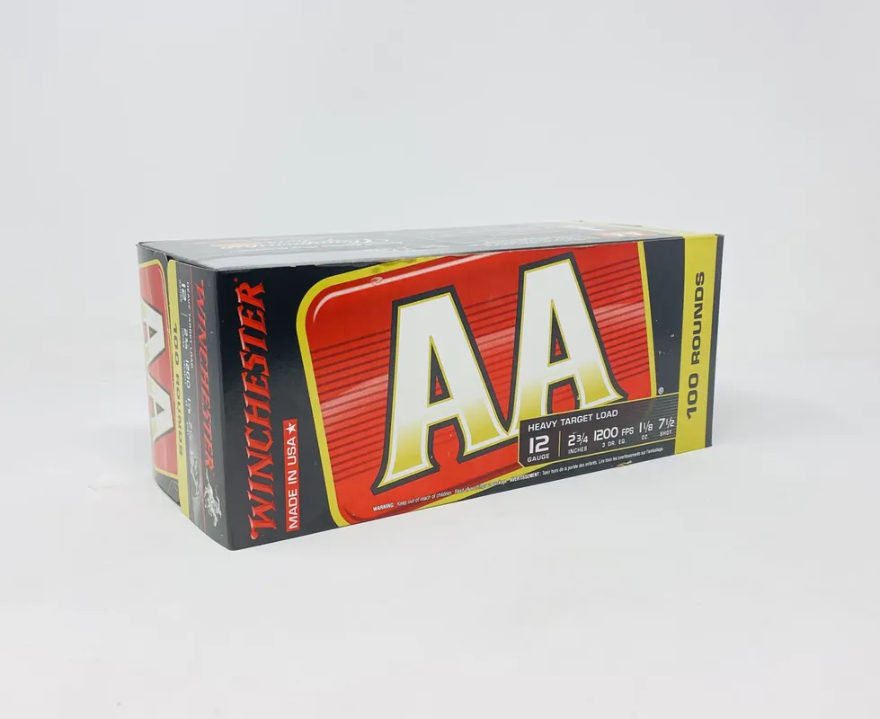 Winchester 12 Gauge Heavy Target Load Ammunition AAM127VP 2-3/4" 1-1/8 oz 7-1/2 Shot 100 Rounds