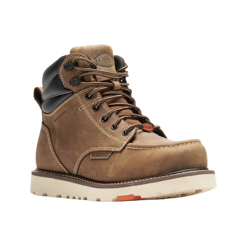 Brunt Footwear The Marin Welted Waterproof Men‘s Comp Toe Boot - Tobacco