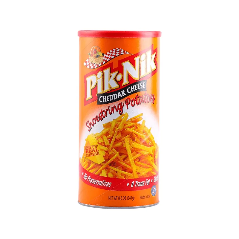Pik Nik Cheddar Cheese Shoestring Potatoes - 8.5 oz