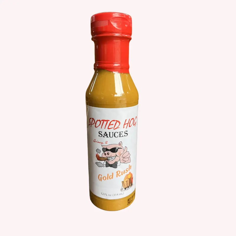 Spotted Hog Gold Rush BBQ Sauce 12 Oz