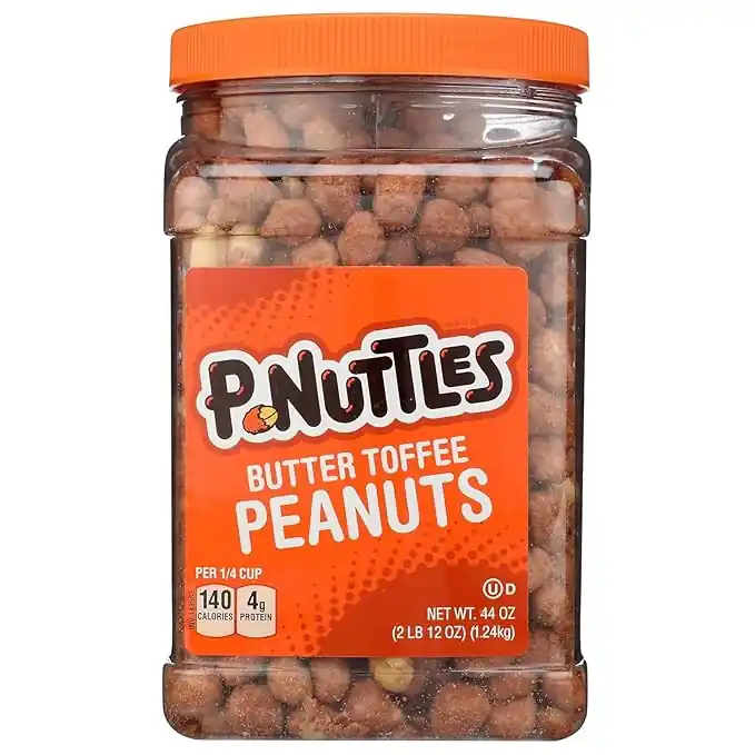 P-Nuttles Butter Toffee Covered Peanuts 44oz