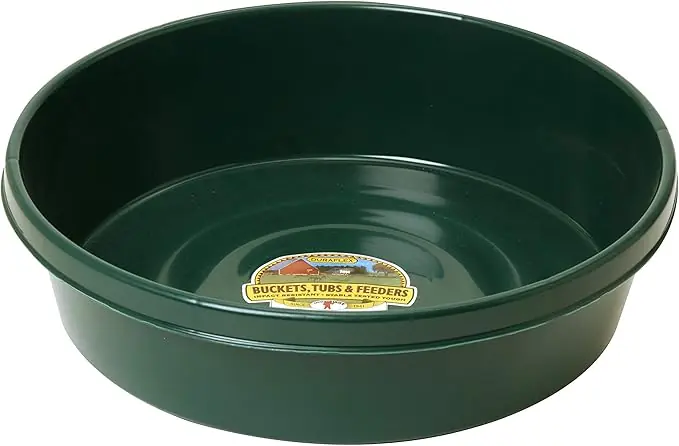 Little Giant 3 Gallon Plastic Utility Pan Green P3GREEN