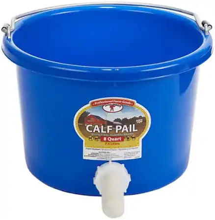 Little Giant 8 Quart Plastic Calf Nursing Pail CP8