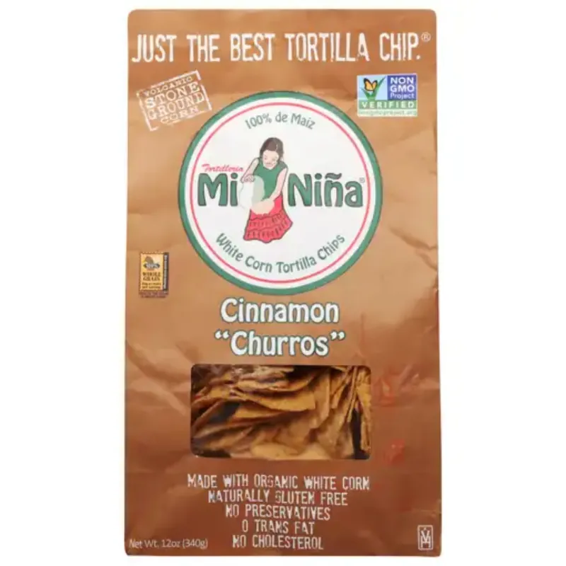 Mi Niña Cinnamon “Churros” Tortilla Chip 12oz