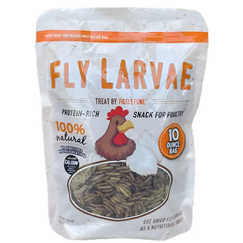 Buffalo Tool Dried Black Soldier Fly Larvae Poultry Treat 10 oz Bag