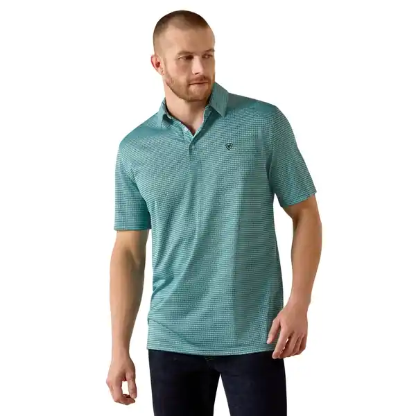 Aiart Men‘s S26 All Over Print Classic Fit Polo T-Shirt