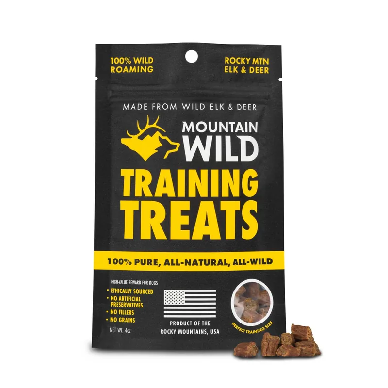 Mountain Wild Venison Nibs Dog Treats 4oz.