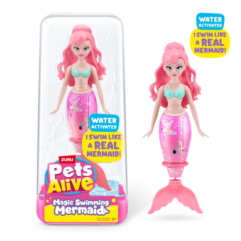 Zuru Pets Alive Mermaid Alive Magic Swimming Mermaid
