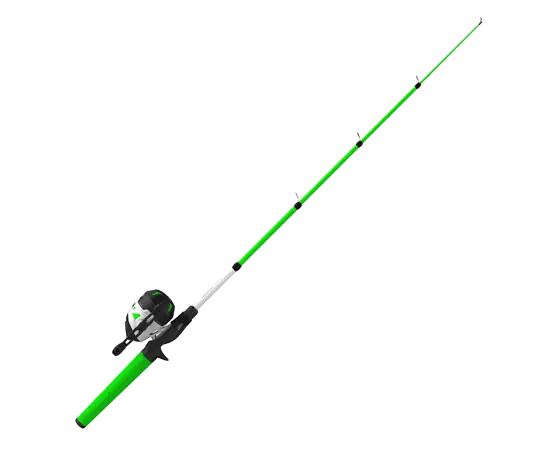 Zebco Roam Spincast Reel and Telescopic Fishing Rod Combo - Green