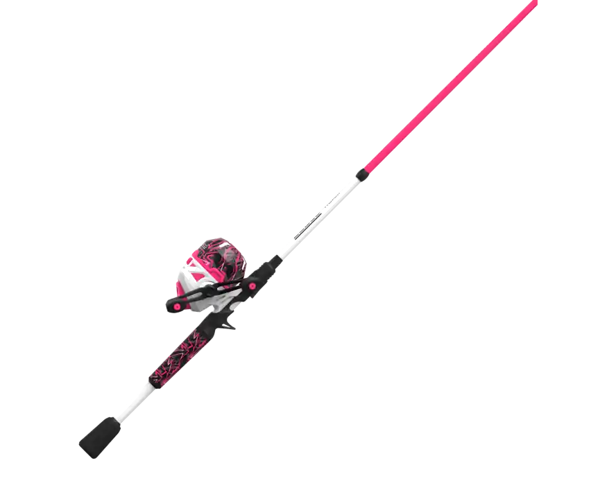 Zebco Roam Pink 6‘0" 2pc Medium Spincast Combo