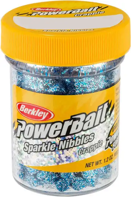 Berkley PowerBait Sparkle Crappie Nibbles - Blue Ice