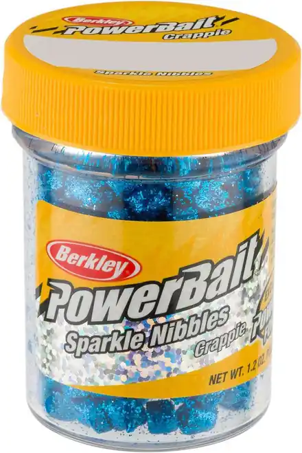 Berkley PowerBait Sparkle Crappie Nibbles - Blue Sapphire