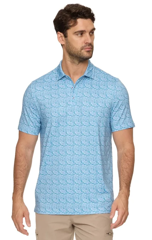 Threadgrit® Tony Polo Light Blue Combo