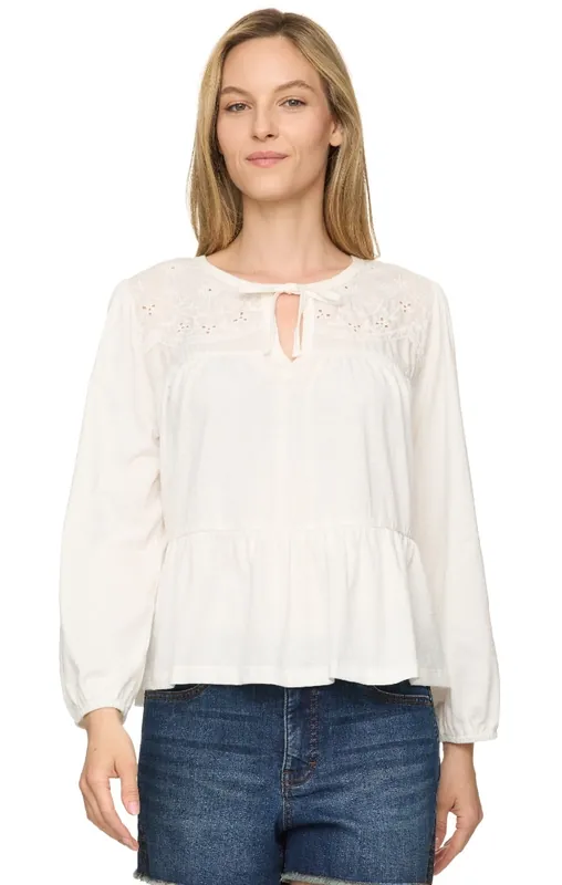 Threadgrit® Charlotte Top White