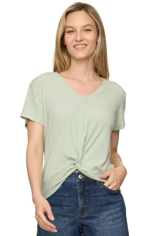 Threadgrit® Lynn Tee Green