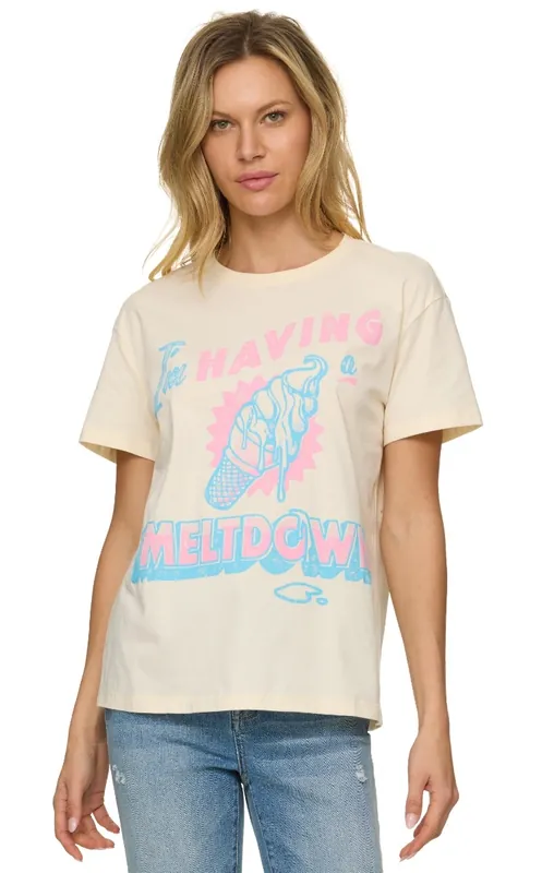 Threadgrit® Meltdown Tee Cream