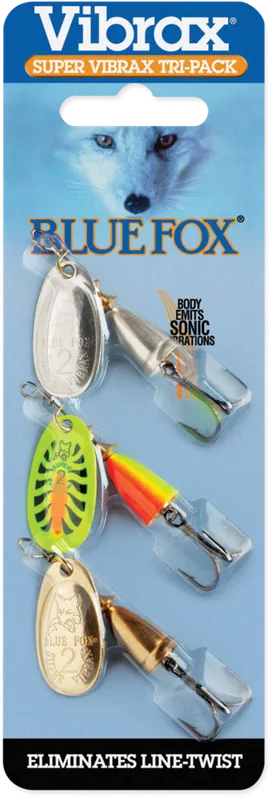 Blue Fox Super Vibrax® Lure Tri-Pack