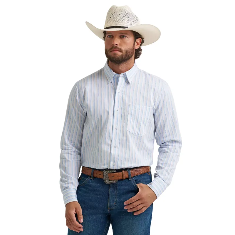Wrangler Men‘s S26 Cody Johnson One Pocket Button Down Shirt