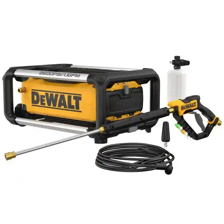 DEWALT 2600 PSI 1.1 GPM Electric Cold Water Pressure Washer with 4 Spray Nozzles DWPW2600