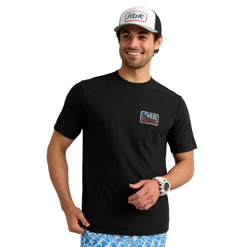 Huk Men‘s S26 Born Wave Tee Black