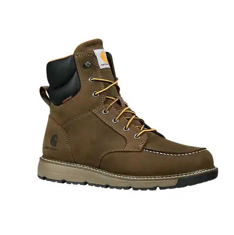 Carhartt FM6423-M Millbrook 6" Waterproof Nano Toe Wedge Boot Dark Brown