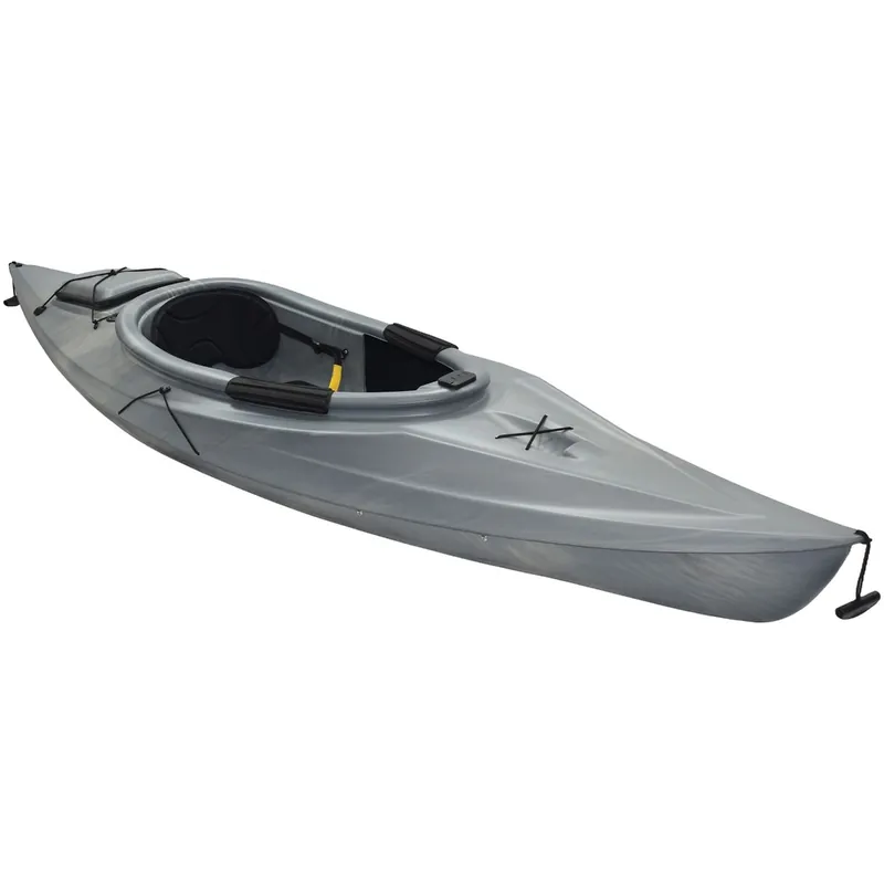 KL Companies Angler 10 Fishing Kayak - Sit On Top Kayak Gray Swirl