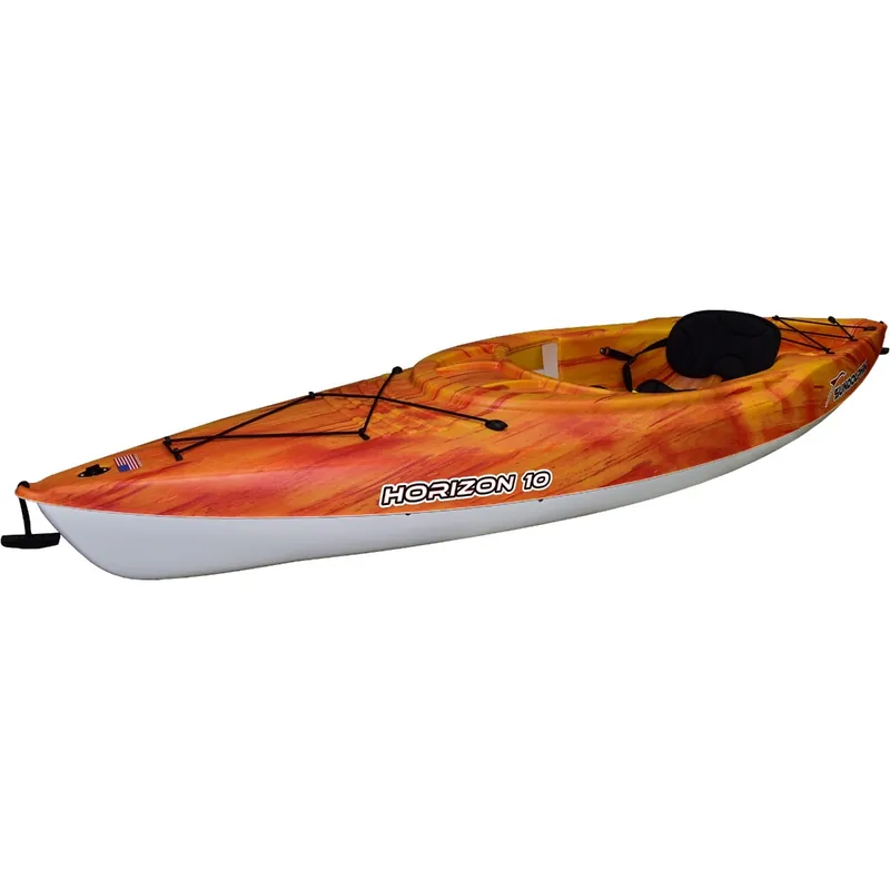 Sun Dolphin Horizon 10 Sit-on Recreational Kayak - Peach Swirl