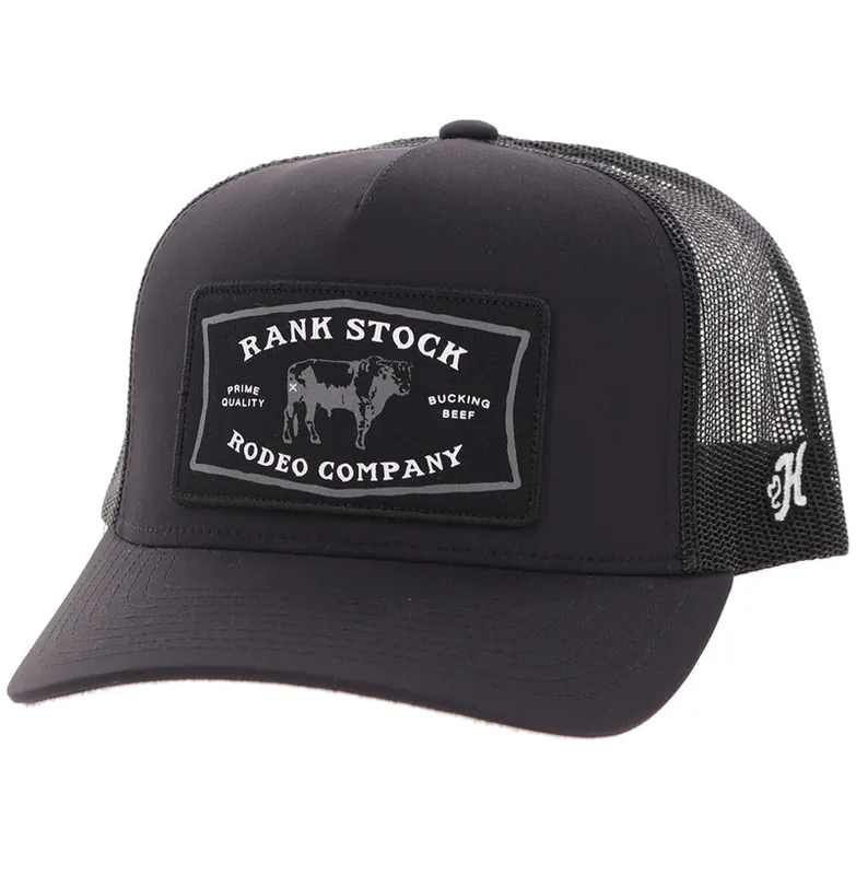 Hooey Men‘s S26 Rank Stock Hat Black