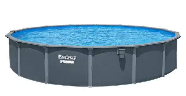 Bestway Hydrium 24‘ x 52" Round Steel Wall Above Ground Pool Set