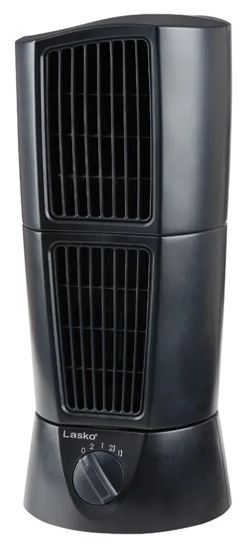 Lasko Desktop Wind Tower Oscillating Multi-Directional 2-Speed Table Fan