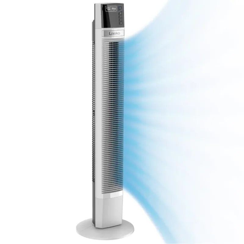 Lasko 48" Alexa Enabled 4-Speed Tower Fan with Timer
