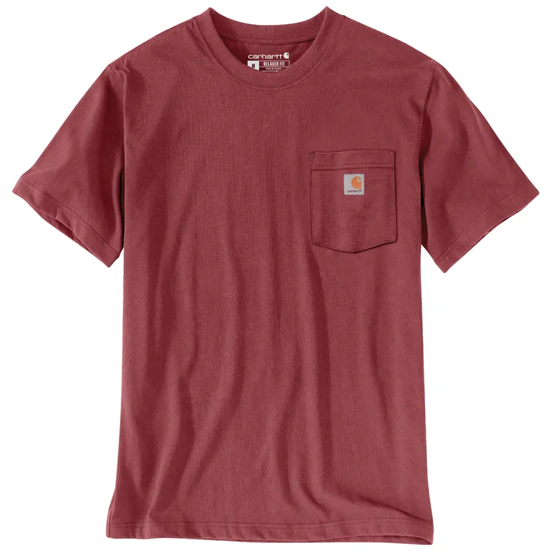 Carhartt 107297 Men‘s S26 Irvine Relaxed Outlast T-Shirt Amber Terrain Heather