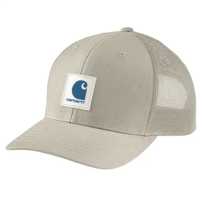 Carhartt 105216 Men‘s S26 Rugged Flex Twill Mesh-Back Logo Patch Cap - Cobblestone
