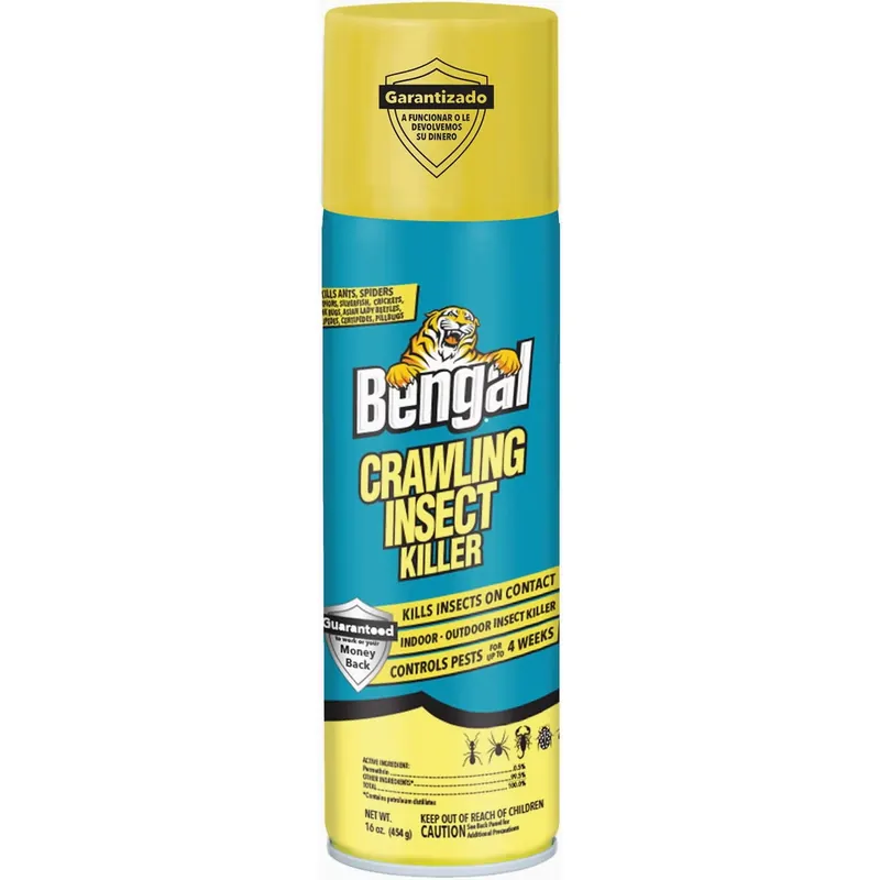 Bengal Aerosol Spray Crawling Insect Killer 16oz.