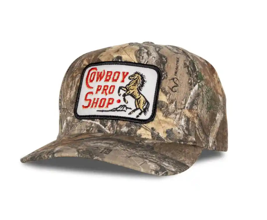 Sendero Unisex‘s S26 Cowboy Pro Shop Hat - Realtree Edge Camo