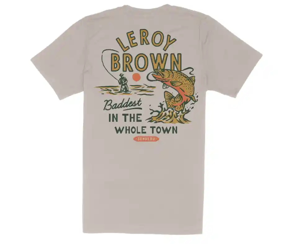 Sendero Men‘s S26 Leroy Brown Short Sleeve T-Shirt - Sand
