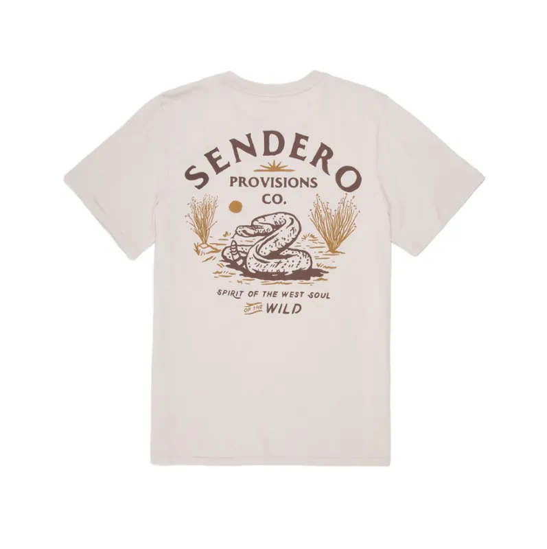 Sendero Men‘s S26 Diamondback Short Sleeve T-Shirt - Sand