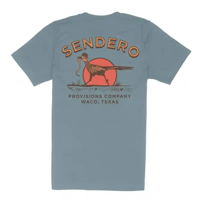 Sendero Men‘s S26 Desert Runner Short Sleeve T-Shirt - Citadel Blue