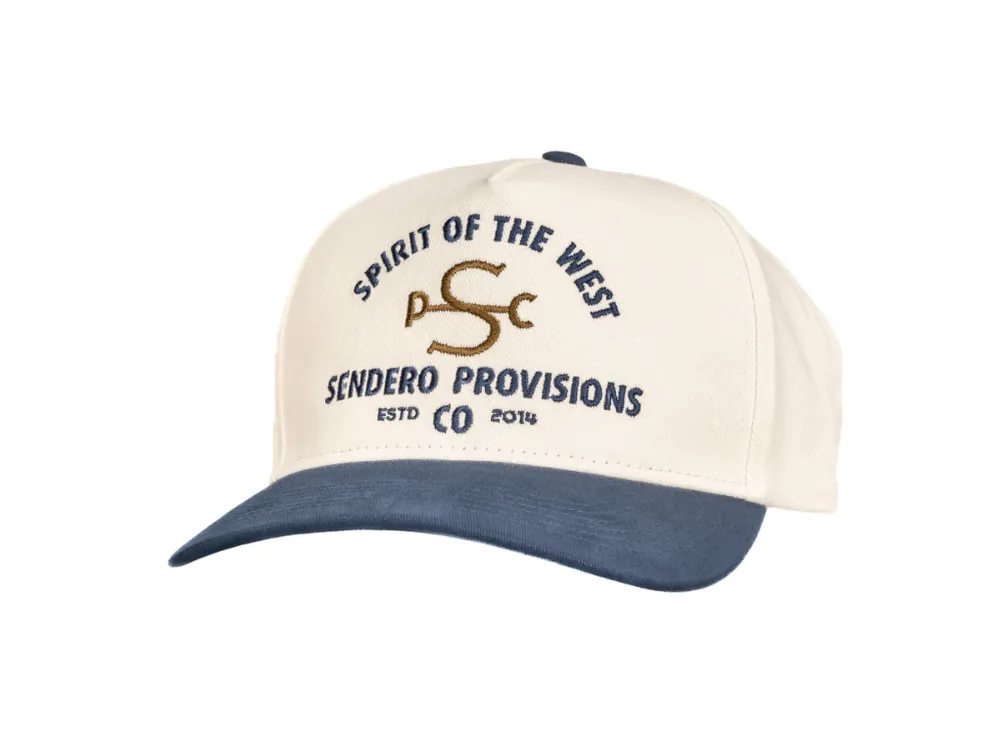 Sendero Unisex‘s S26 S Bar PC Hat - White/Navy
