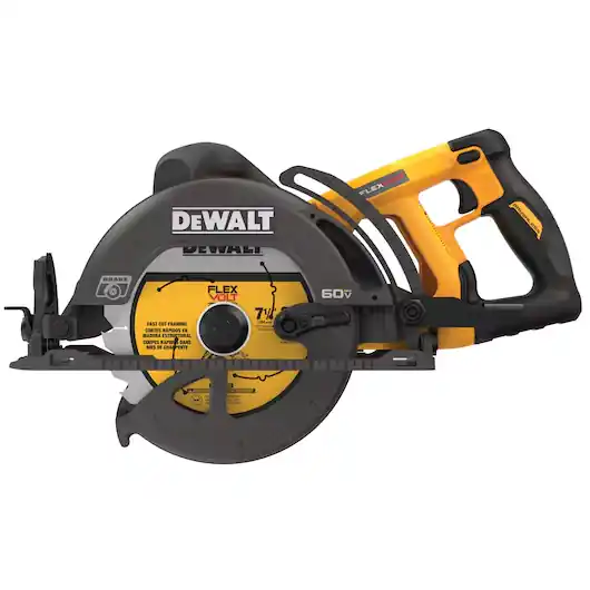 DeWalt FLEXVOLT® 60V MAX* 7-1/4 in. Cordless Worm Drive Style Saw (Tool Only)