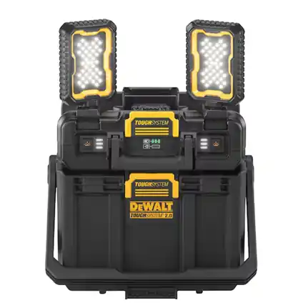 DeWalt TOUGHSYSTEM 2.0 ADJUSTABLE WORK LIGHT WITH STORAGE