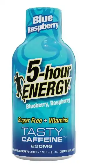 5-Hour Energy Blue Raspberry Flavor 1.93 FL OZ.