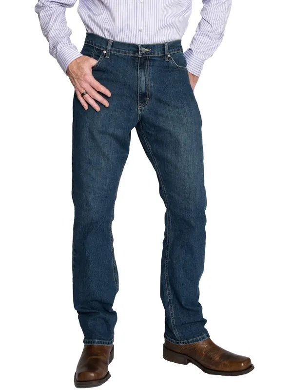 Full Blue Men‘s 5 Pocket Jeans - Blue/Black Dark Wash 90350-77