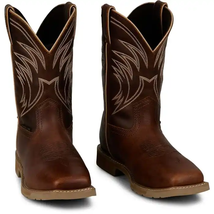 Justin Men‘s Daywork 11" Steel Toe Waterproof SE4243 - Pecan