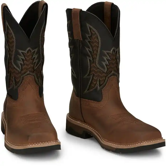 Justin Men‘s Bolt 11" Nano Comp Toe Boot SE4113 - Pecan
