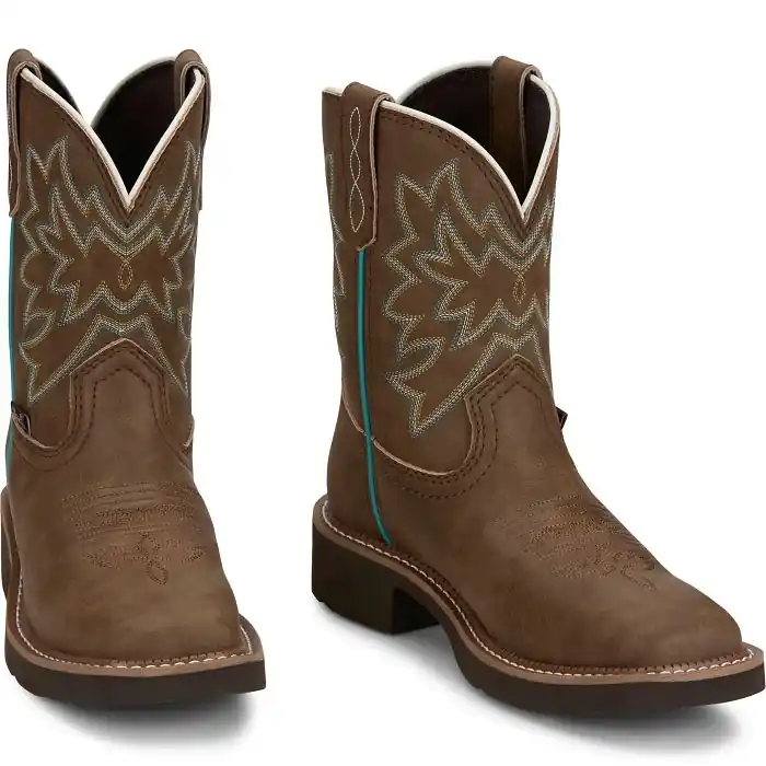 Justin Women‘s Sunny 8" Western Boot GY9542 - Cocoa Brown