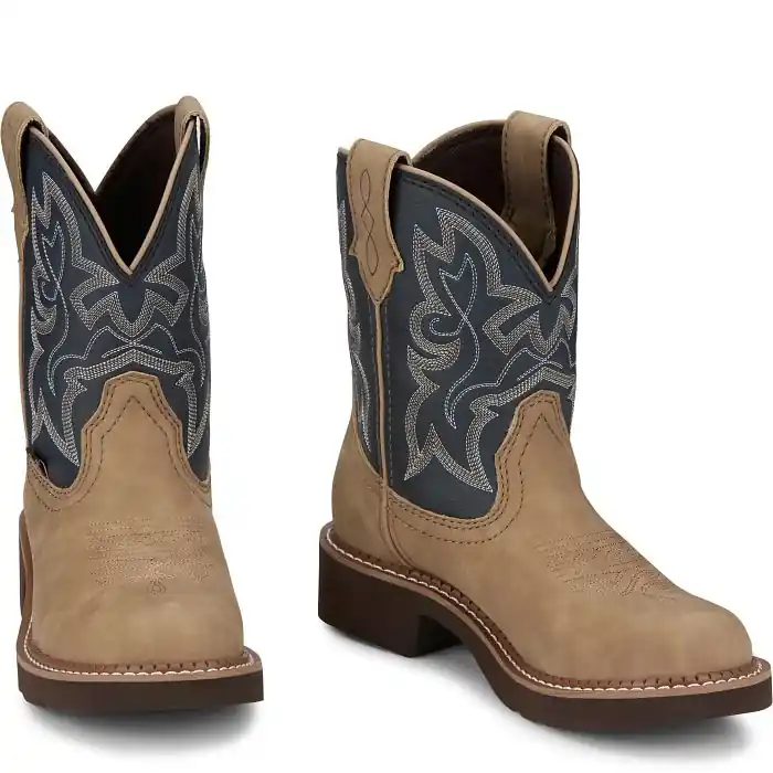 Justin Women‘s Kay 8" Western Boot GY9550 - Honey Tan
