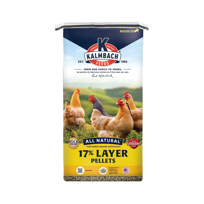 Kalmbach 17% All Natural Layer Pellets for Chickens and Poultry 50lbs