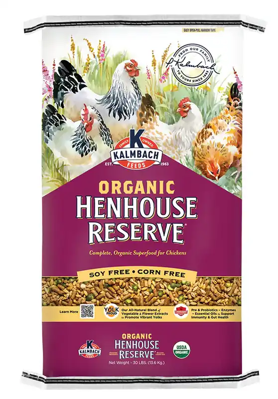 Kalmbach Organic Henhouse Reserve Poultry Feed 30lbs