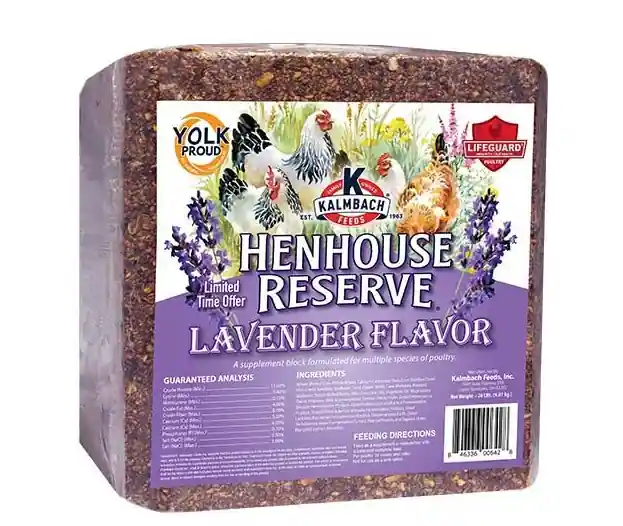 Kalmbach Lavender Henhouse Reserve® Block Treat 20lbs